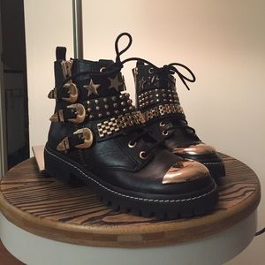 Ivy Kirzhner Combat Boots